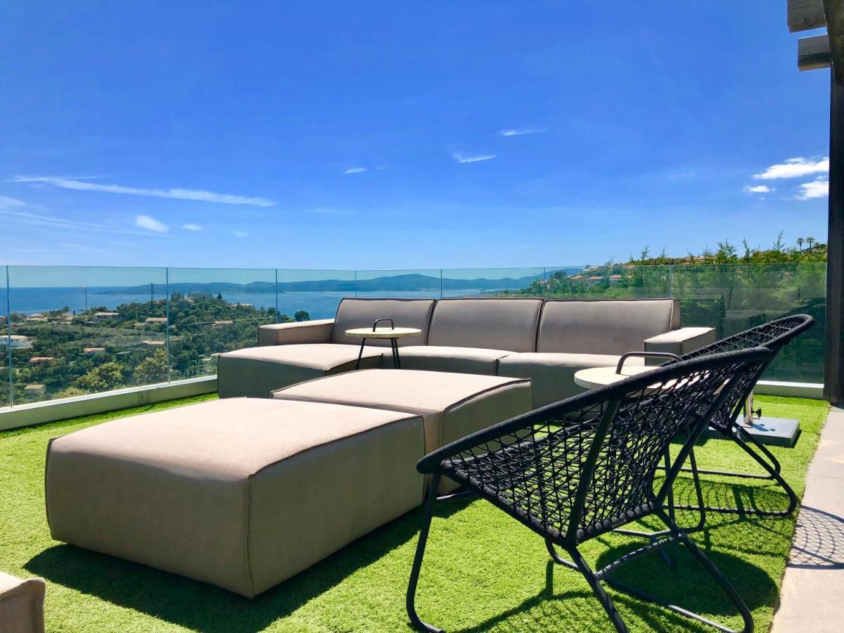 Vue Panoramique Sur La Baie De St Tropez Villa Les Issambres Eksteriør bilde