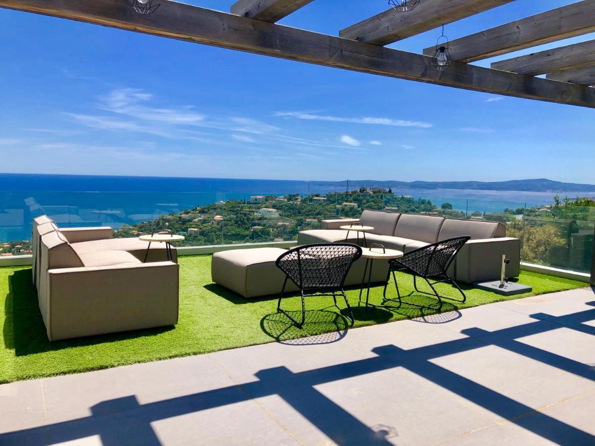 Vue Panoramique Sur La Baie De St Tropez Villa Les Issambres Eksteriør bilde
